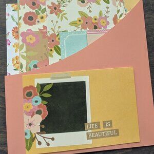 Life is Beautiful Paper Kit for Journals, Scrapbooks, Cards . . .